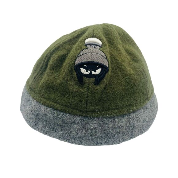 Marvin the Martian Wool Hat vtg 1998 WB Store Embroidered Cap Looney Tunes 1990s - Picture 1 of 5